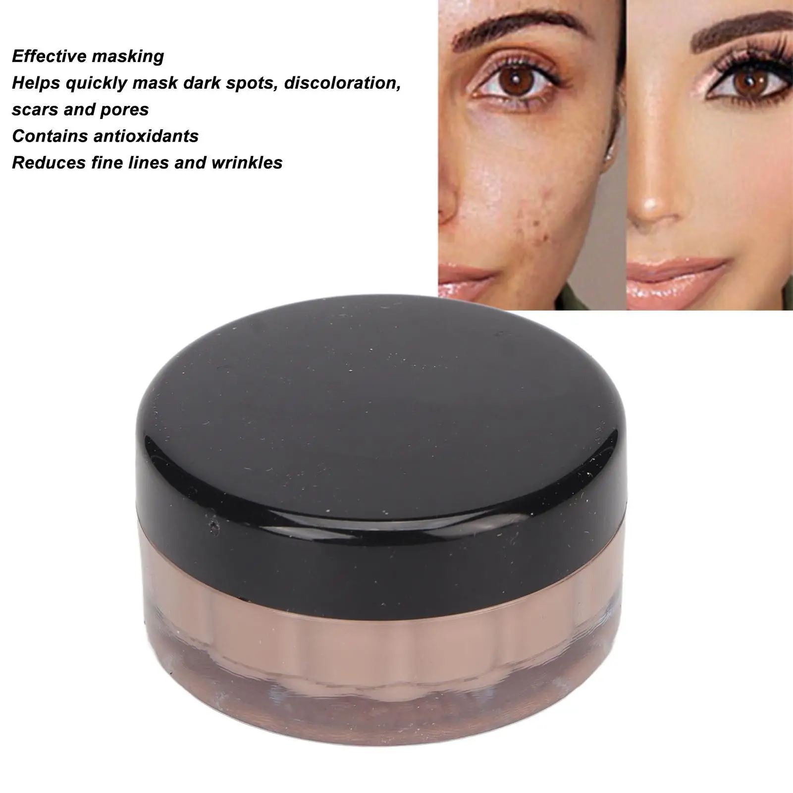 12ml Brightening Face Concealer - Moisturizing, Long-Lasting, Oil Control for Flawless Skin Tone