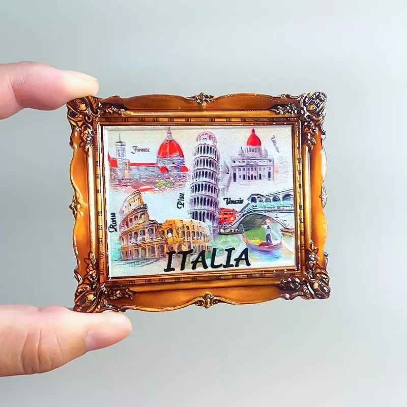 

Italy 3D Resin Fridge Magnet Rome Venice Pisa Landmarks Imanes Magnet Frigo Small Magnets Refrigerator Magnets Home Decor Items