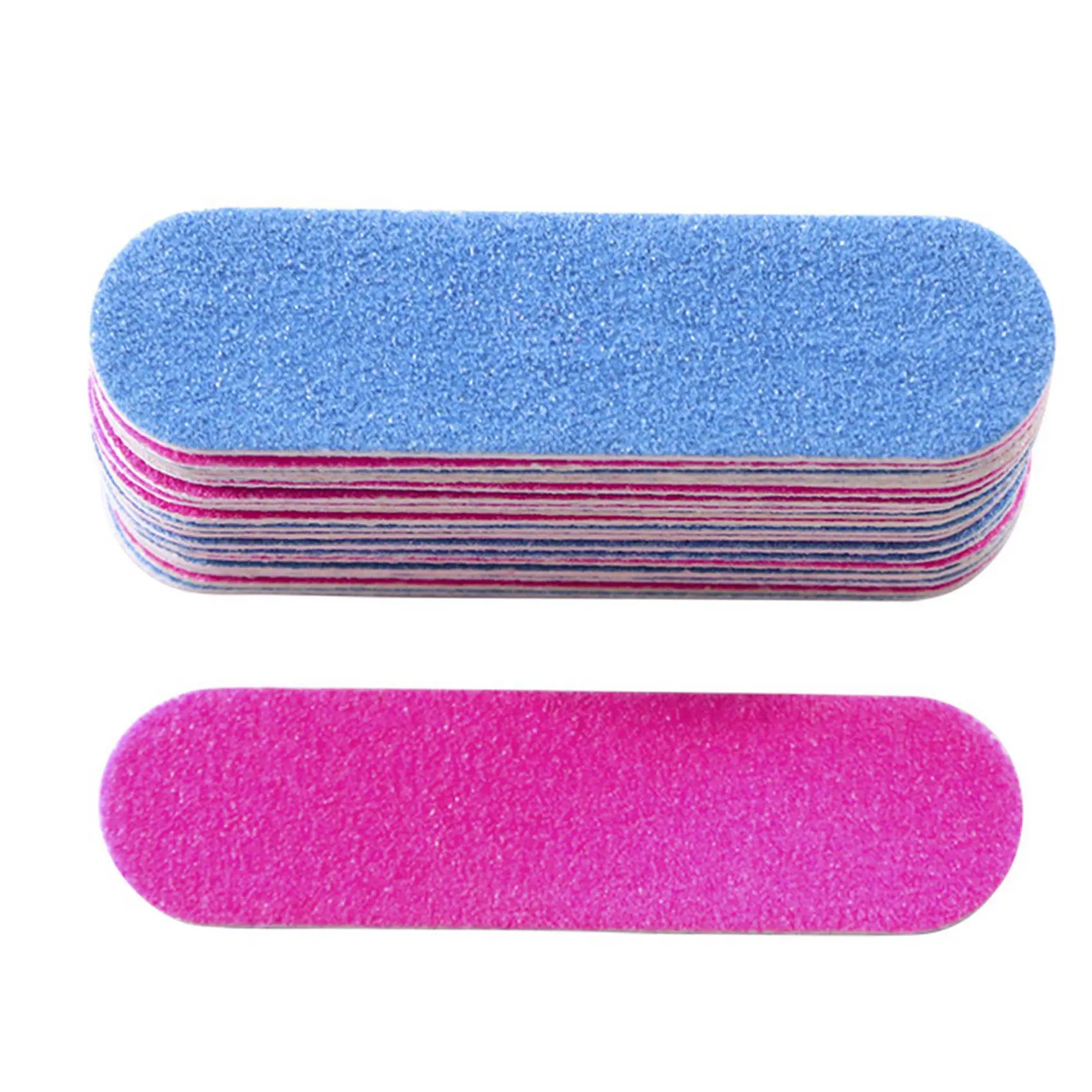 

200Pcs Nail Files Double Color Wooden Mini Buffer Sanding 180/240 Disposable Manicure Tools