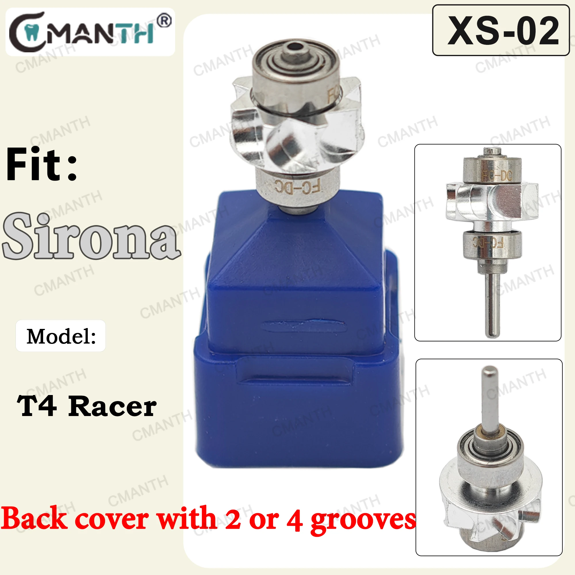 Dental Turbine Rotor Dentistry Cartridge Air Rotor Fit Sirona T4 Racer High Speed Handpiece Dentistry Accessories Products