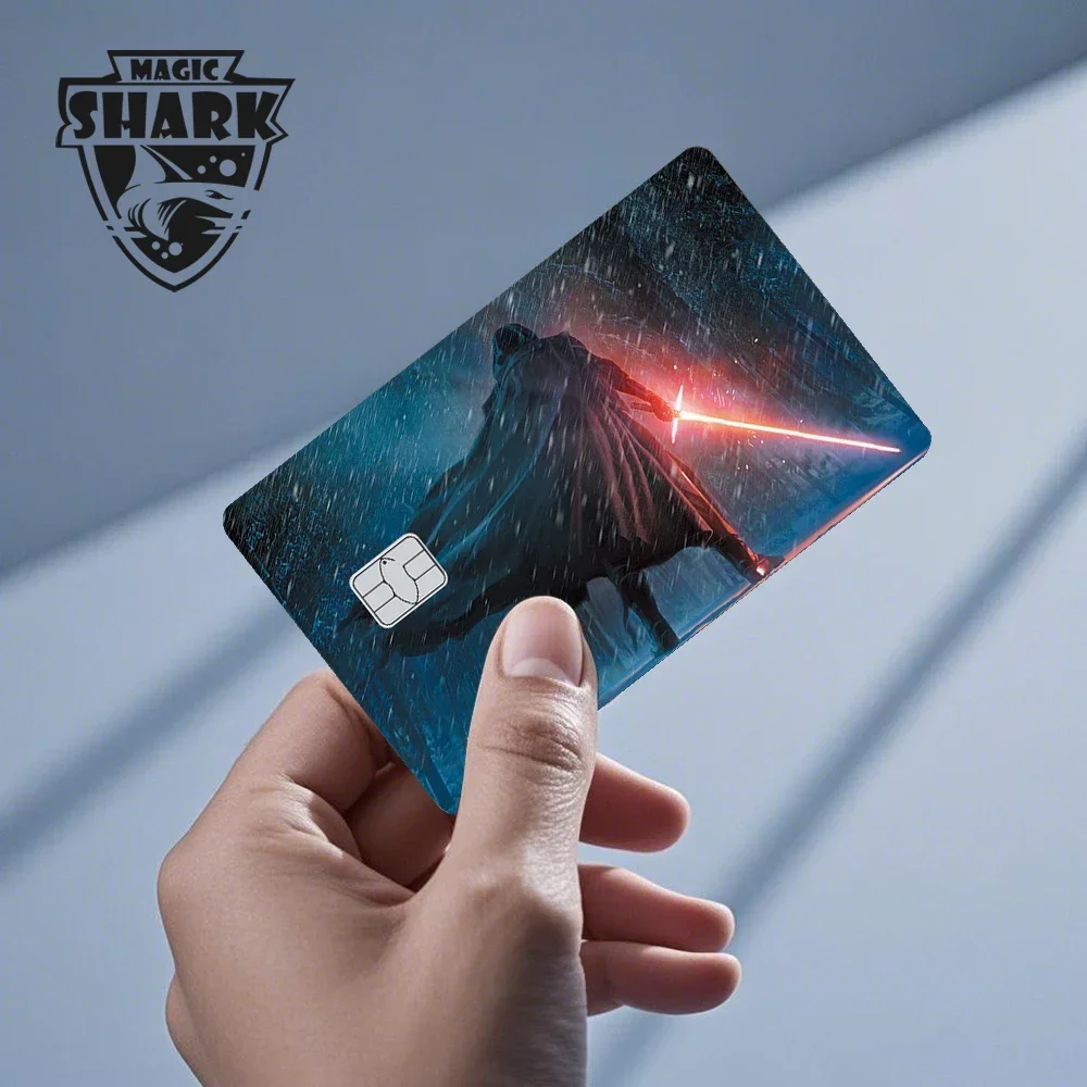 Magich Shark Meme Flower Heart Love Ring 3M PVC No Fade Skin Cover ملصق فيلم لبطاقة الائتمان الخصم