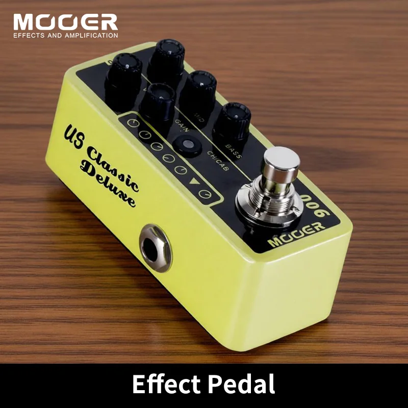 Mooer 006 Classic Deluxe Delay and Reverb effect guitar pedal with 3 band EQ guitar pedal Micro Digital Preamp pedal