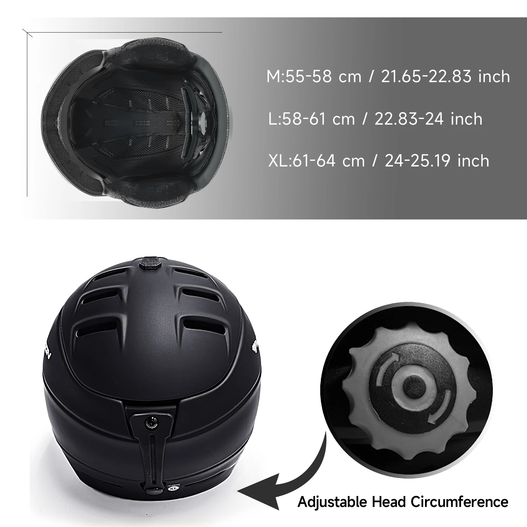 2-in-1 Visor Ski Snowboard Helmet Detachable Snow Mask Anti-fog Anti-uv Integrated Goggle Shield Low Weight Adults Men Women