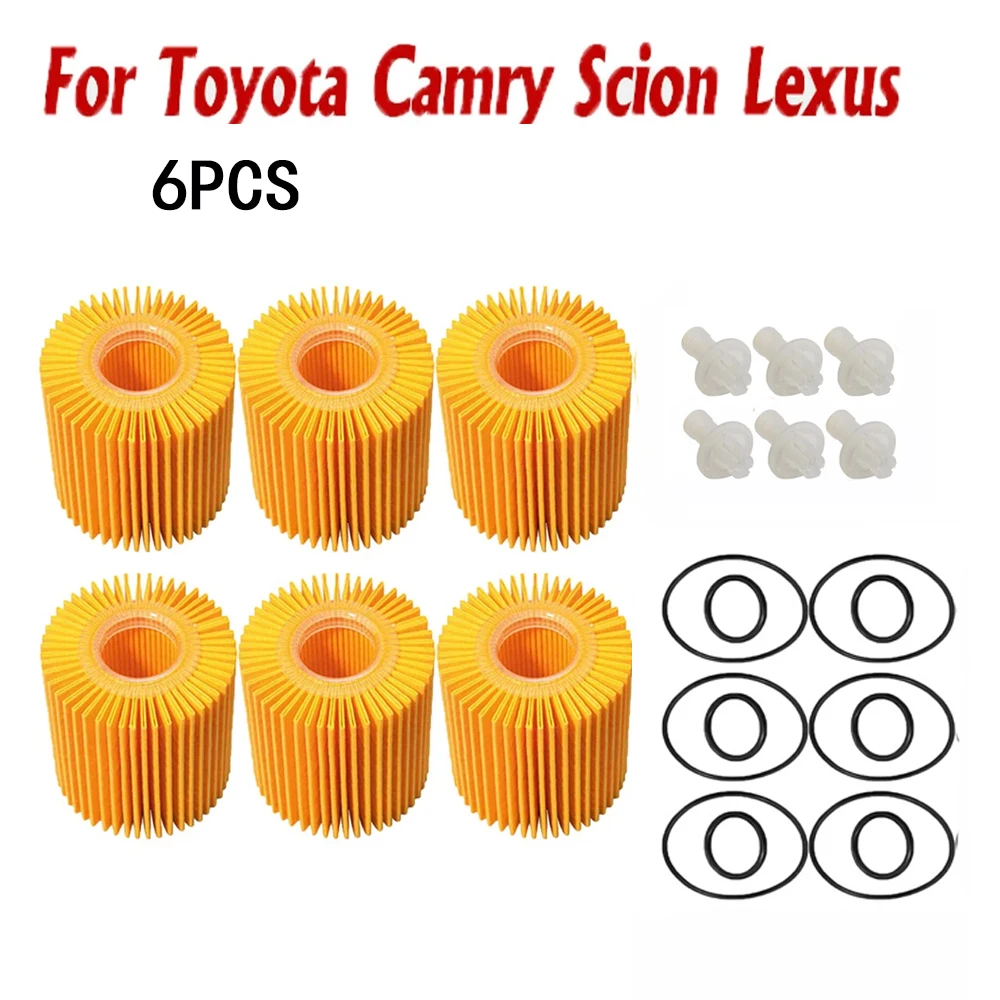 Yubao 6/3/1Pcs Engine Oil Filter For Toyota Avalon Camry RAV4 Sienna 04152-YZZA1 For Lexus ES350 RX350 RX450H
