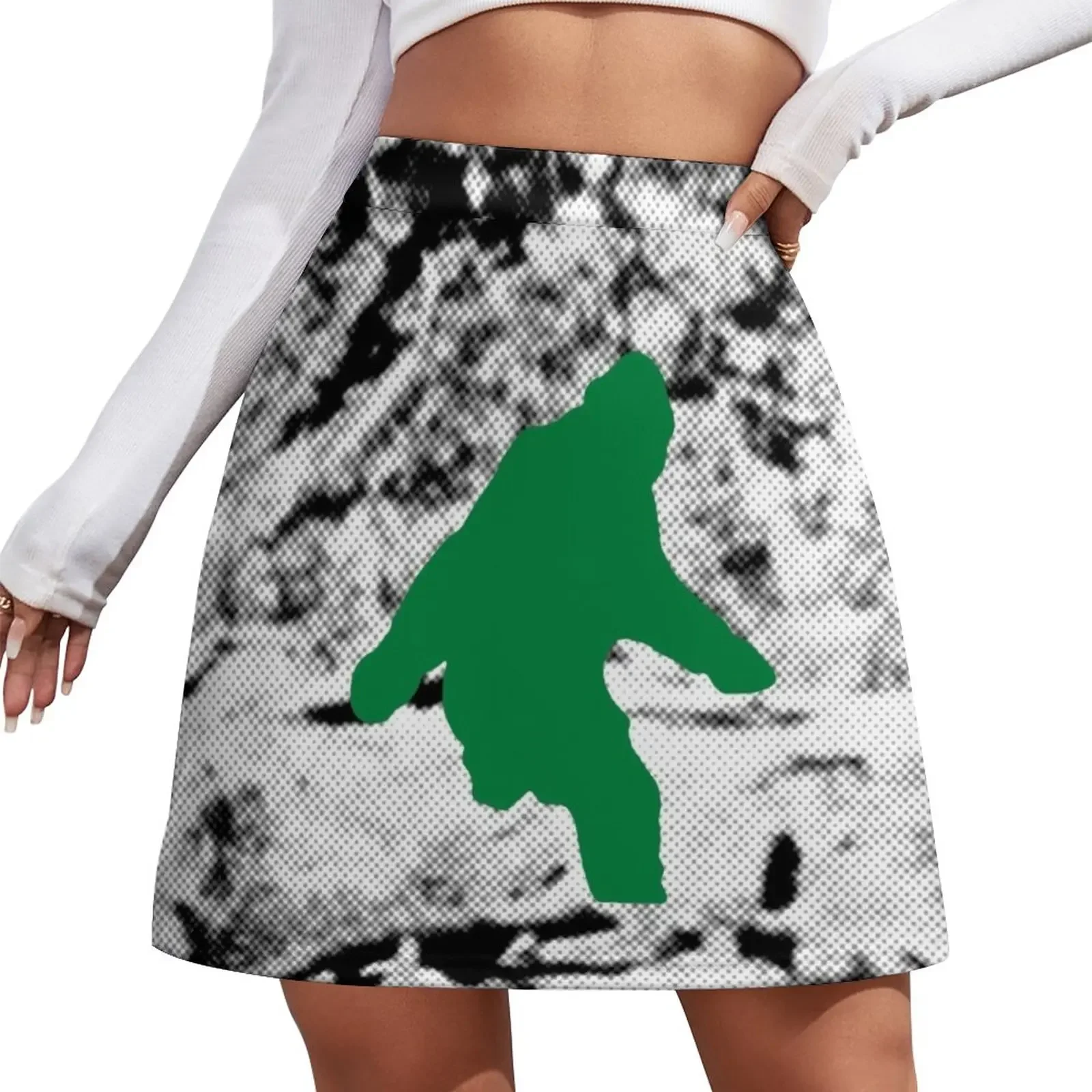 Bigfoot (Green) Mini Skirt night club women short skirts for women fairy core korean women's clothes Mini Skirt
