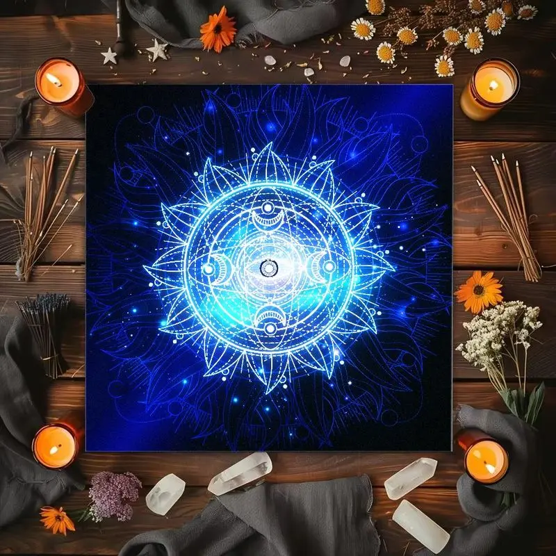 VIKAMA Constellations Planets Star Patterns Geometric Altars Tarot Cards Tablecloths Wika Astrology Divination Ceremony Mats