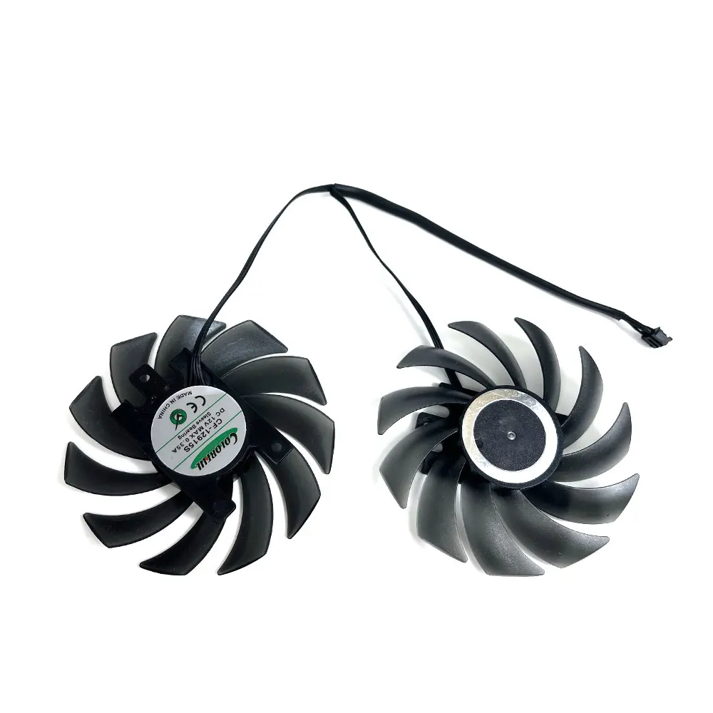 새로운 CF-12915S INNO3D GTX 2060 슈퍼 GPU 팬, 1660 TI, RTX 1660 슈퍼 블랙 골드 익스트림 비디오 카드 냉각 팬