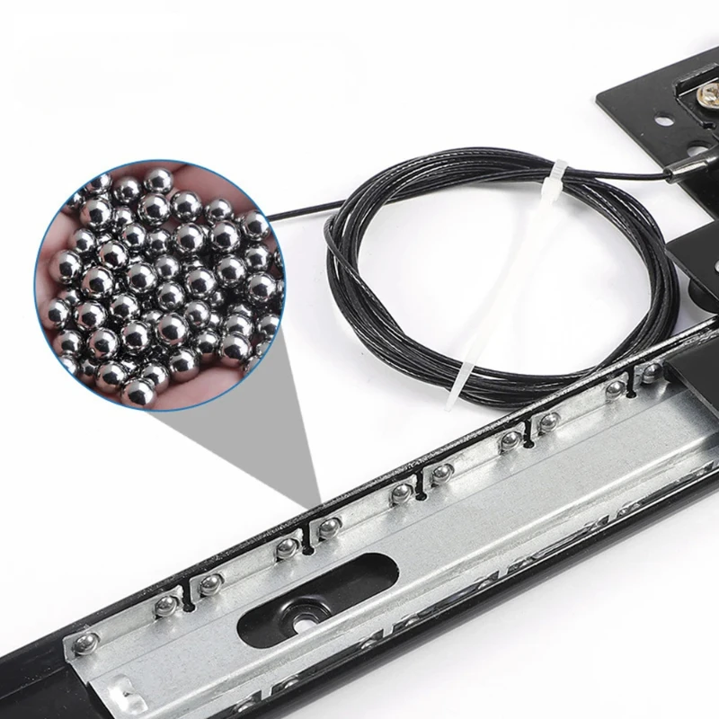Concealed 10-18kg Bearing Capacity Furniture Pocket Door Sliding System Cabinet Drawer Slides