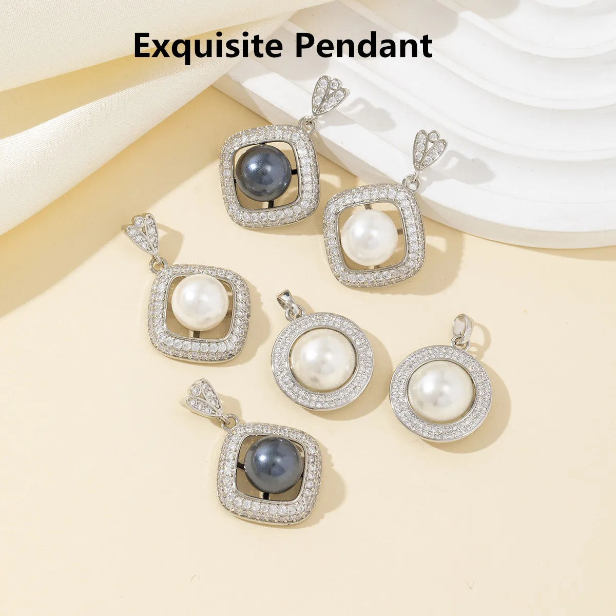

Necklace Pendant Shell Beads Rhombus Pendant 33x21mm For Jewelry Making DIY Necklace Bracelet Earrings Accessory