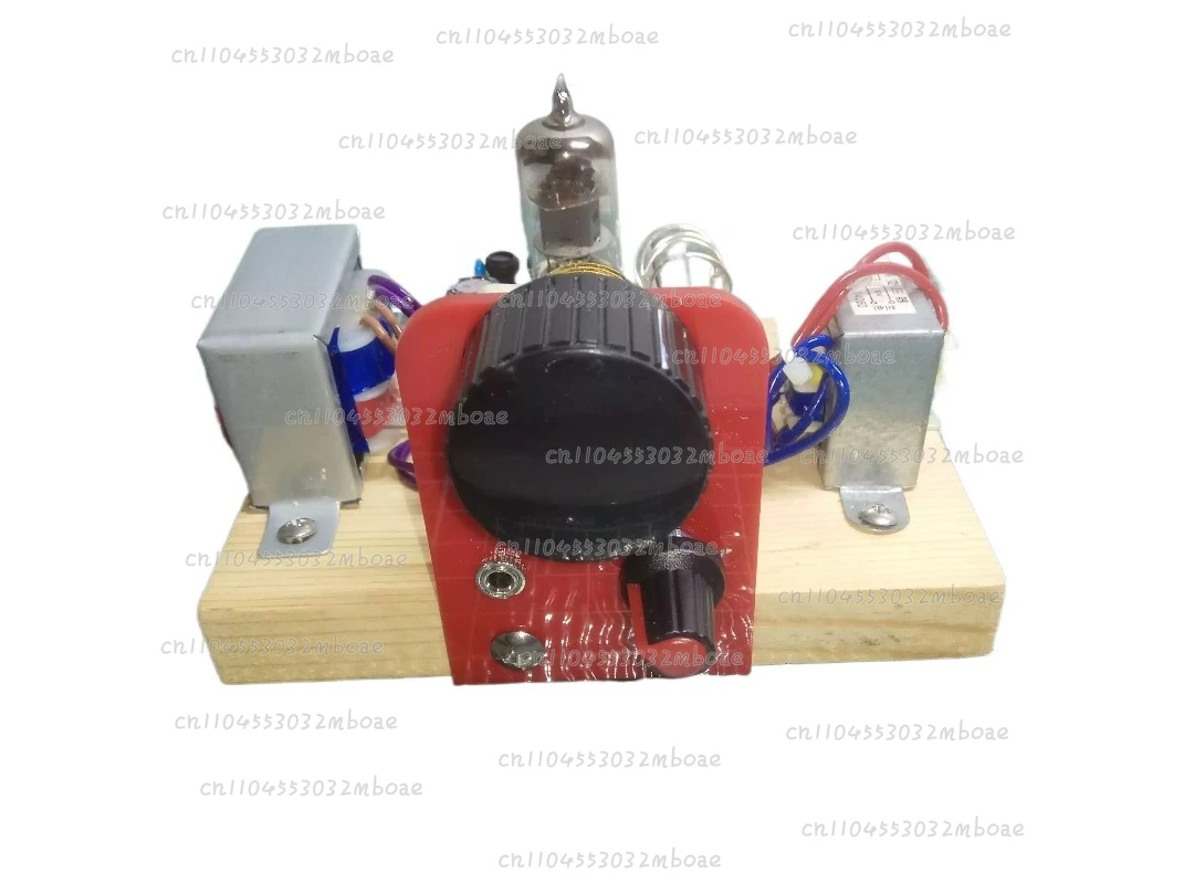 6J1 Electronic Tube Super Regenerative FM Radio DIY Kit Single Lamp Aviation Band TVFM Receiver for Electronics Enthusiasts