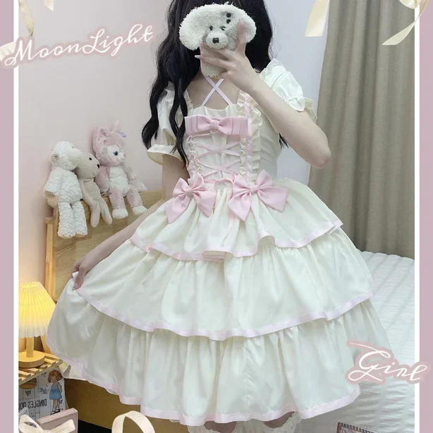 [Moonlight Girl] Original Genuine Fairy Three Section Lolita Dress Lolita Fairy Spirit