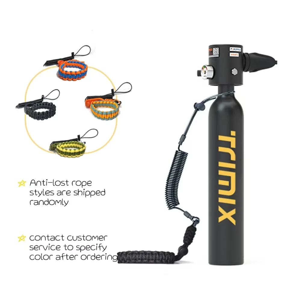 

TRIMIX Mini Scuba Lung 0.5L Tank Portable Scuba Diving Tank Support Up to 10 Minutes Underwater Breathe Scuba Diving Cylinder