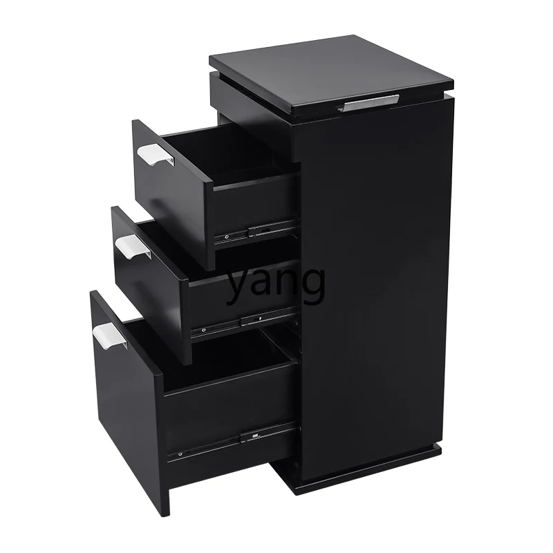 

lmm Barber Shop Wooden Lacquered Tool Cabinet Internet Celebrity Hair Salon Storage Table Organizer Cabinet