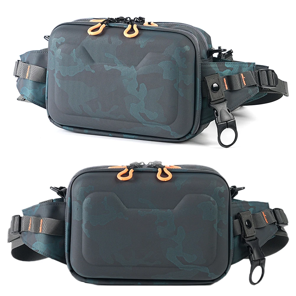 

Fishing Bag Waterproof Fishing Fanny Pack with Adjustable Belt Tackle Storage Bag for Outdoor Hiking Fishing