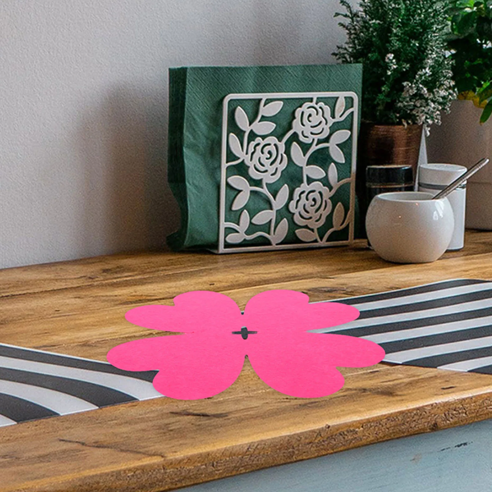 

12Pcs Pot and Pan Protectors Elegant Design Long Term Use Table Mat Pad for Kitchen Dining Room Decoration Pan Separators for