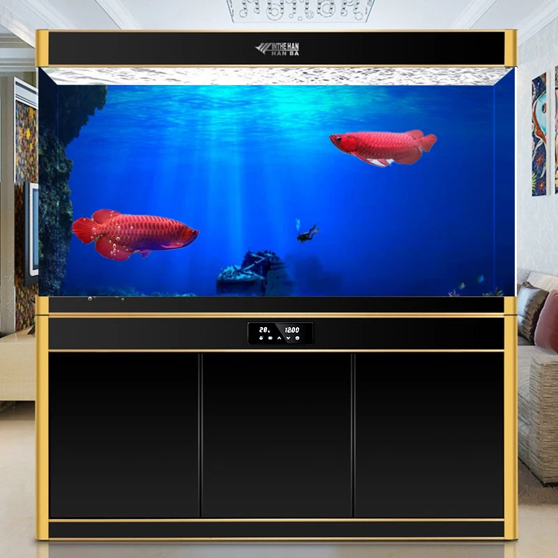 Sfondo per acquario Pittura decorativa Piante HD Acquario Paesaggio Adesivo Oceano Piante marine Sfondo Decor