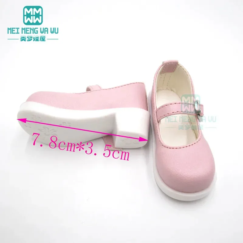 7,5*3,5 cm Mini-Puppenschuhe, modische hochwertige Absätze für 1/3 BJD SD10 SD13 Puppenzubehör