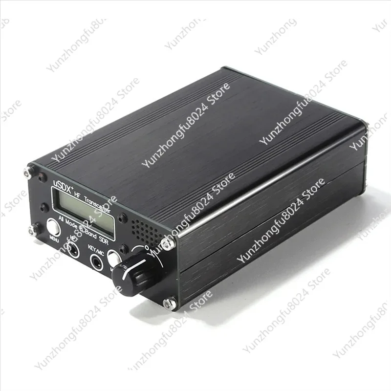 

USDR USDX+Plus V2 8-Band SDR Transceiver HF SSB QRP LCD with Display Speaker Microphone HF Transceiver with EU Plug G