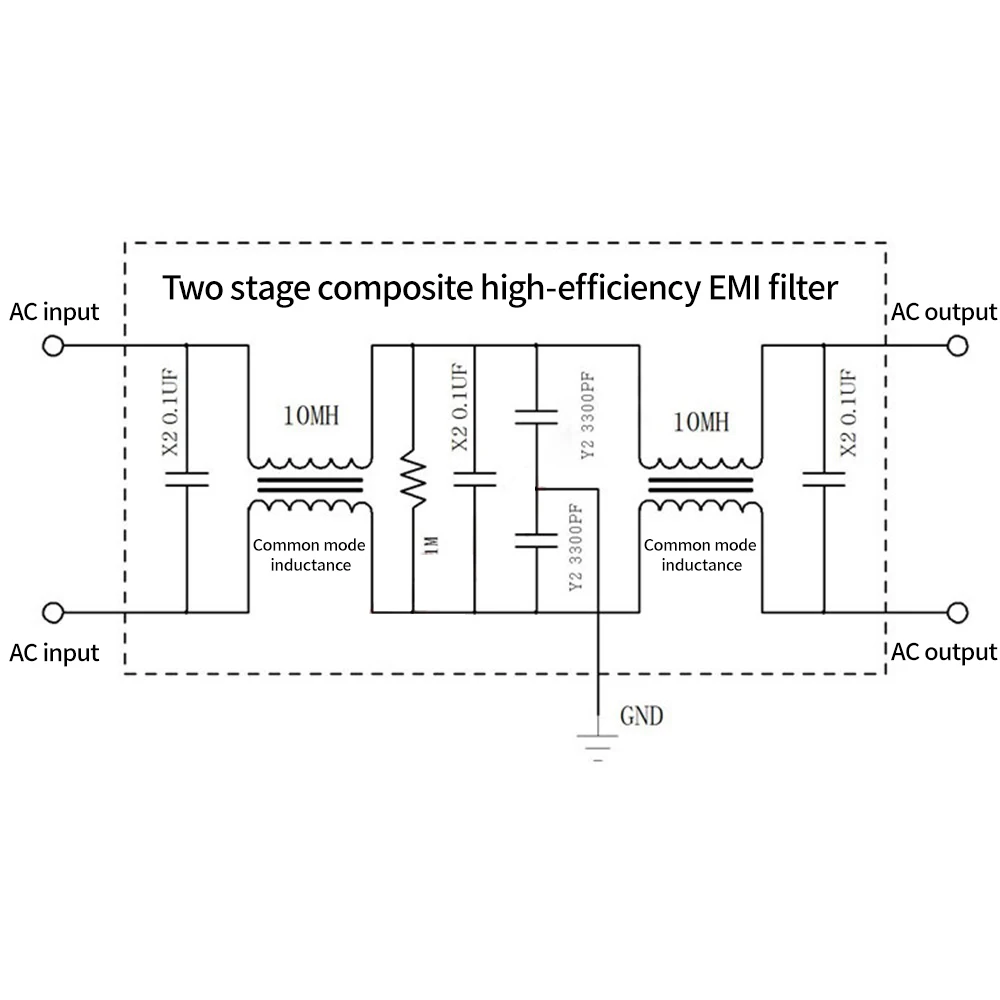 2A 4A 10A 18A modulo filtro di alimentazione EMI filtro di alimentazione cc ad alta efficienza Audio fai da te filtro di alimentazione EMI di