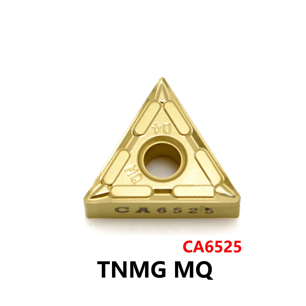 Original TNMG160404MQ TNMG160408MQ CA6525 CNC Machine Tools TNMG160404 TNMG160408 MQ Carbide Inserts TNMG 160404 MQ Lathe Cutter