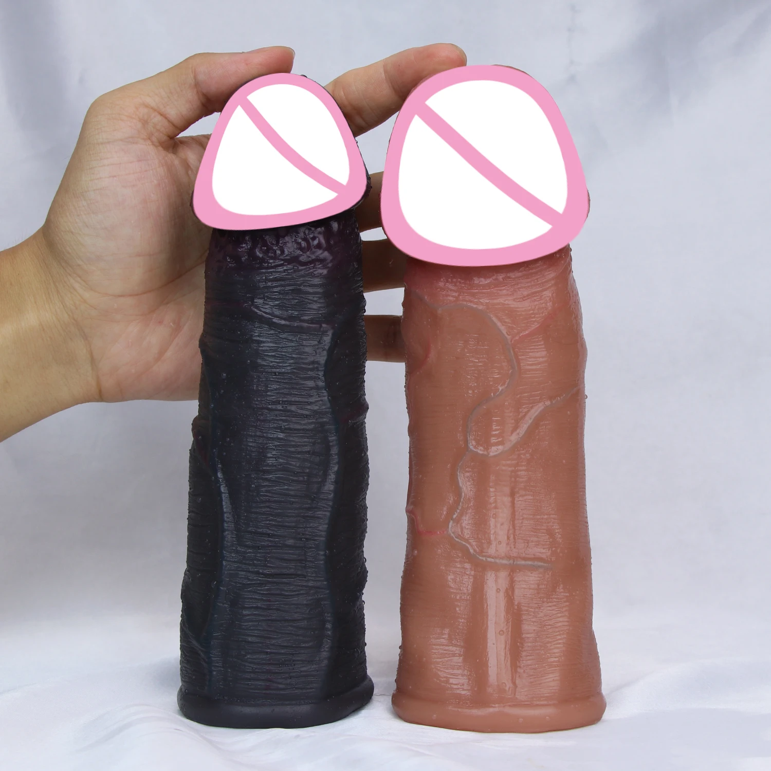 Soft Increase Enlarger Penis Sleeve Man Delayed Ejaculation Extend Cock Condom Sex Toy Dildo Safety Silicone Change Dick Color