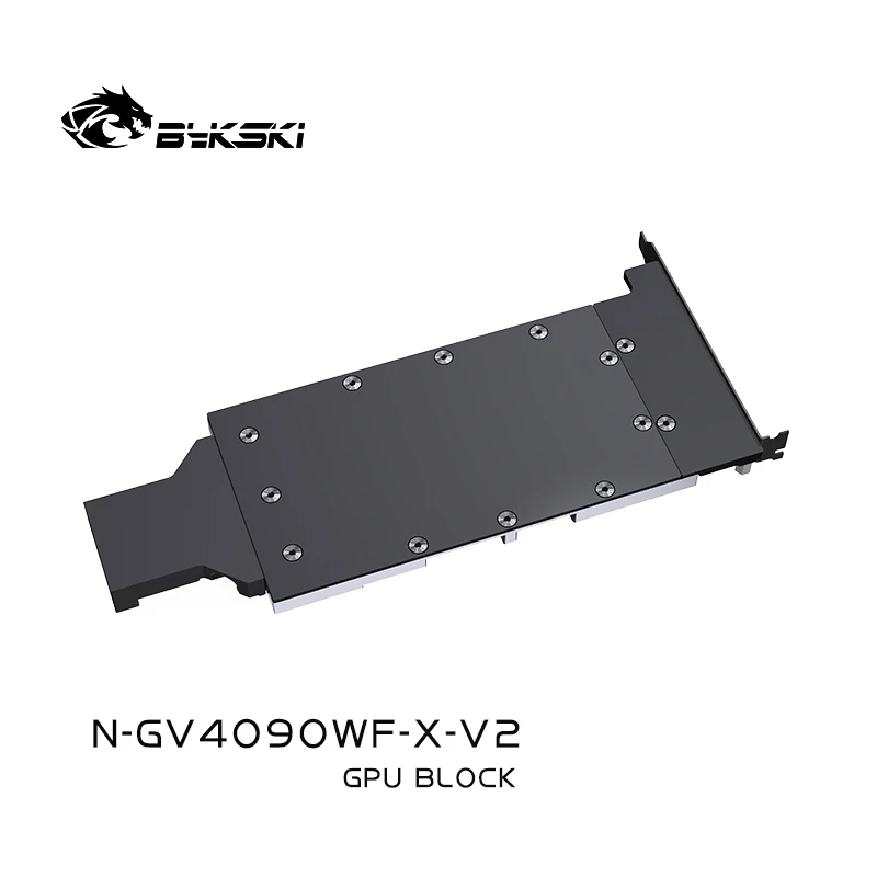 Bykski GPU كتلة المياه لجيجابايت GeForce RTX 4090 WindForce V2 24G / Turbo GPU مبرد مياه مخصص مشعاع تبريد مخصص
