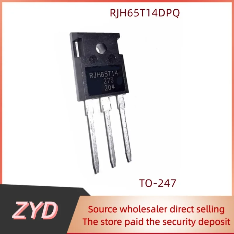 ZYD 5-10PCS/Lot Original New RJH65T14DPQ RJH65T14 RJH65T14 TO-247 100A 650V IGBT Field Effect Tube