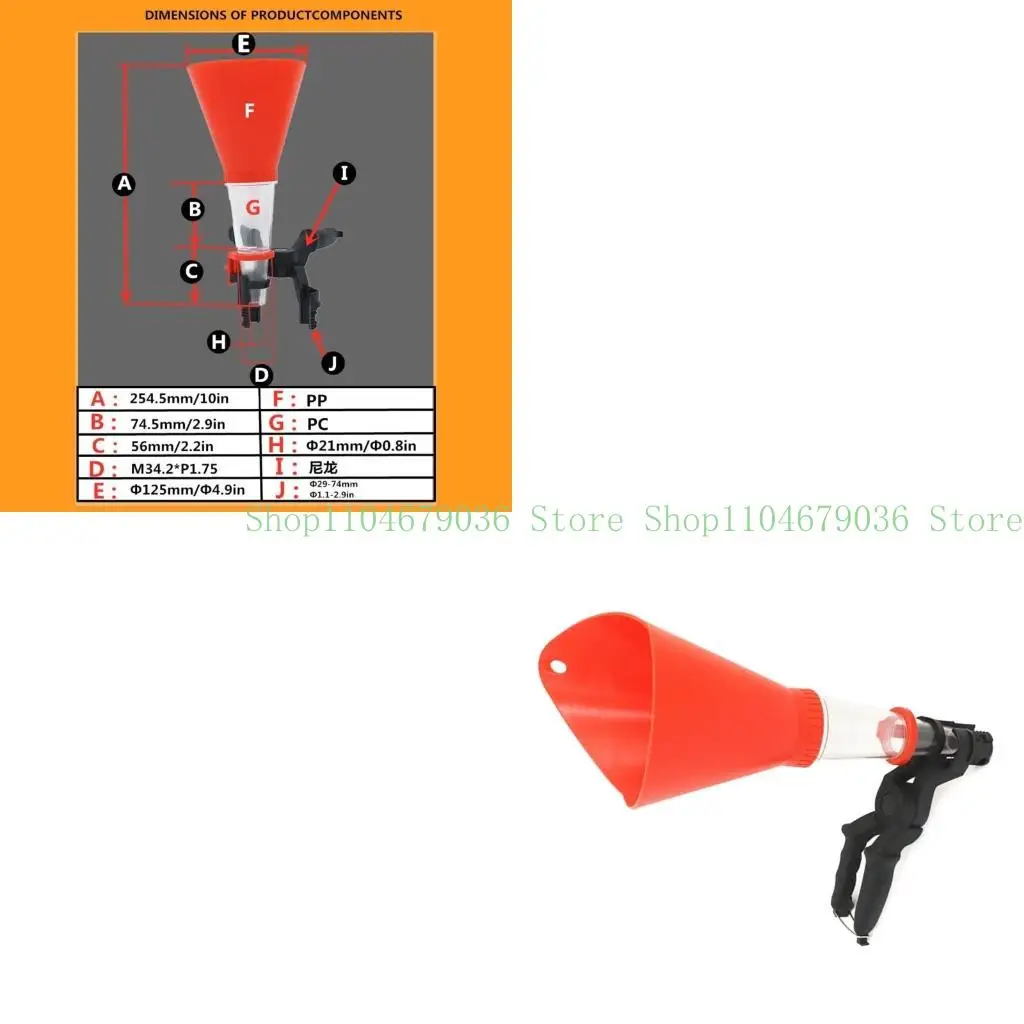 

Набор для заправки моторного масла, универсальная масляная воронка с зажимами регулируемой шириной, многофункциональный инструмент для заливки масла для автомобиля