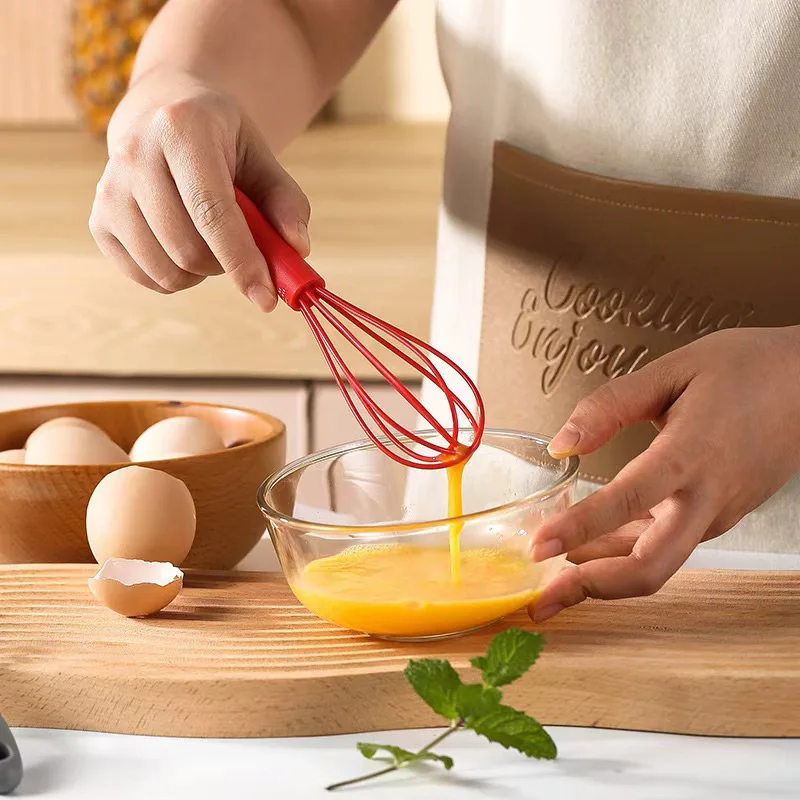 Silicone Eggs Whisk Portable Mixer Frothers Household Eggs Blender Handheld Whisk Eggs Beater