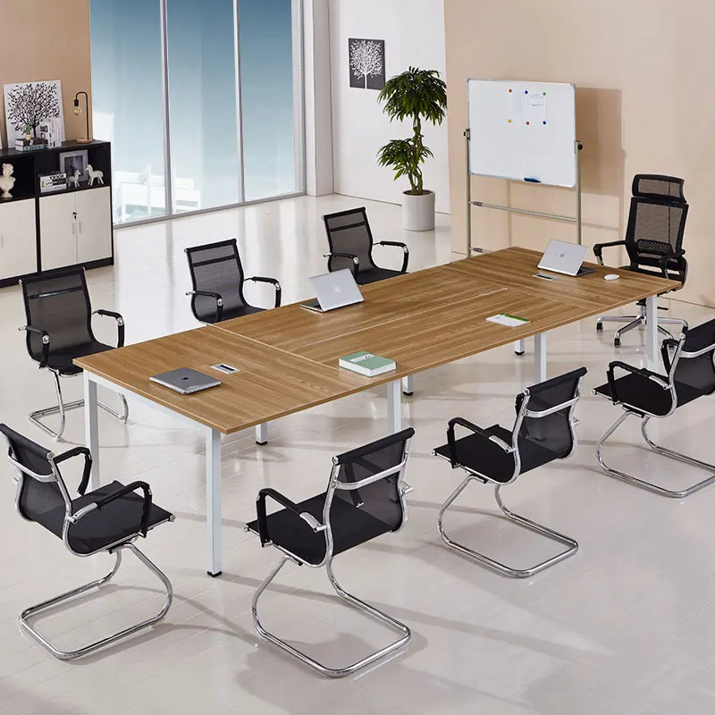 Conference Table Specifications Modern Office Furniture Office Building Commercial Furniture Wood Training Tables and Chairs