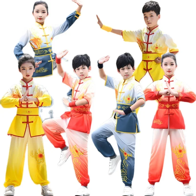 Trening sztuk walki cztery pory roku chiński narodowy dzień wiatru odzież sportowa ciało sztuk walki