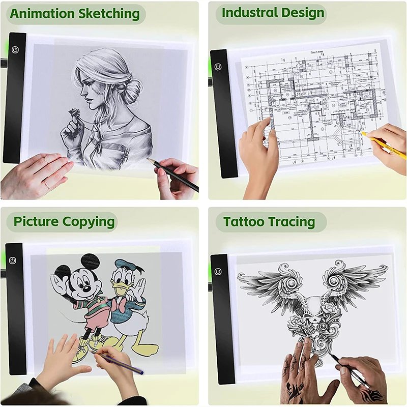 2023 New A3 A4 A5 Drawing Tablet Diamond Painting board USB Art Copy Pad Writing  Sketching Wacom Tracing led light pad