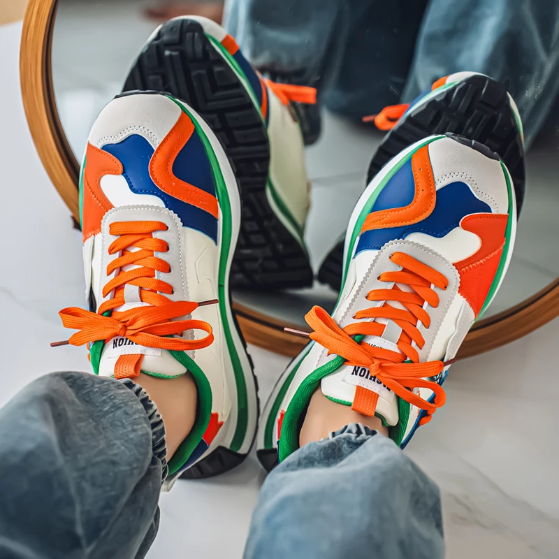 

Модная брендовая дизайнерская мужская обувь с низким вырезом, удобные мужские кроссовки на платформе, повседневные кроссовки в полоску, мужские Tenis Masculino