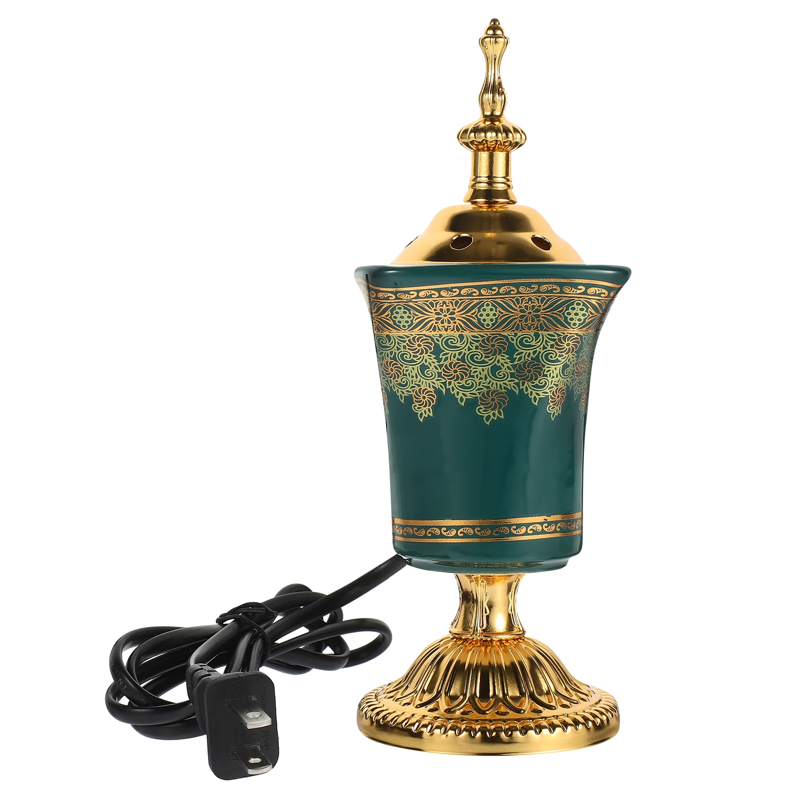 

Smoker Plug-in Incense Burner Retro Decor Bowl Ceramics Electric Electronic Aromatherapy