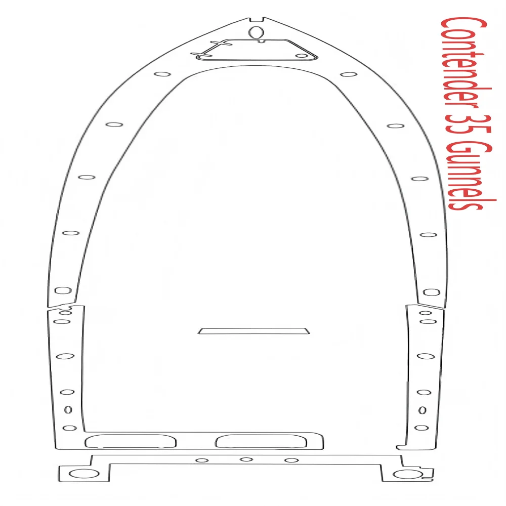 

Contender 35, коврик для ворон, лодка, пена EVA, искусственный тиковый коврик, напольный коврик в стиле SeaDek, самоклеящийся