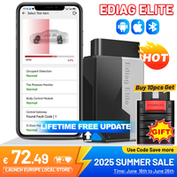KINGBOLEN EDIAG ELITE All System OBD2 Scanner Car Diagnostic Tools 15 Reset Active Test CAN FD FCA Autoauth Lifetime Free Update