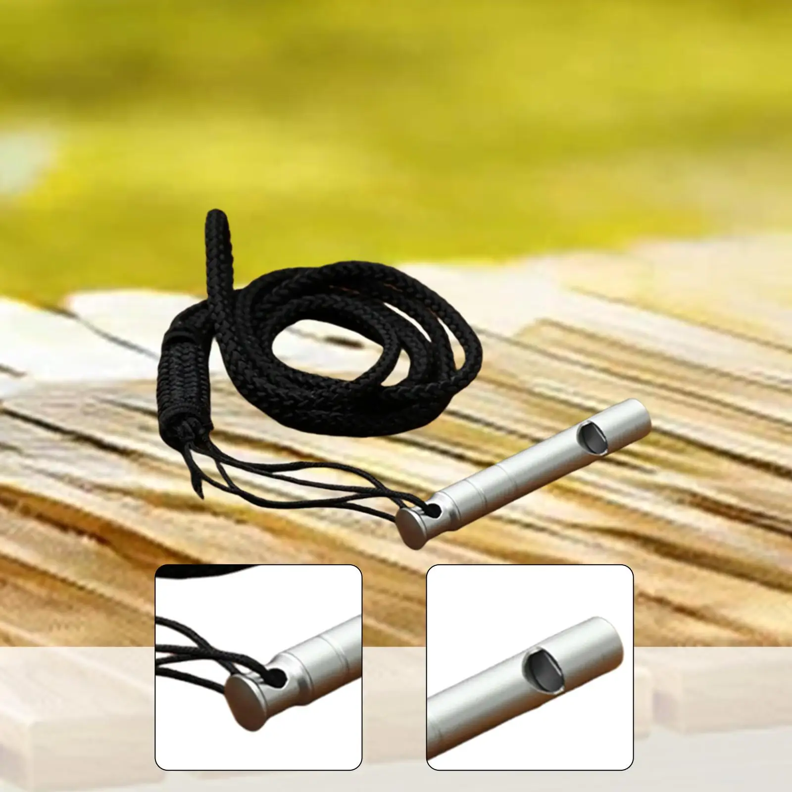 Emergency Whistle Survival Portable Practical Loud with Lanyard Security Whistle for Training Camping Gear Hiking Competition