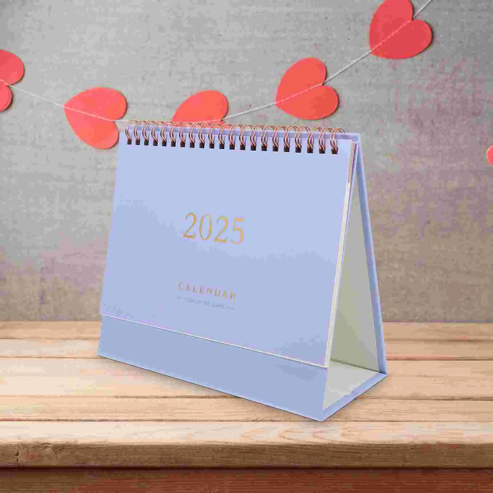 Stand up Table Calendars Wall 2025 Desk Month Korean Version Small Mini Digital Clock