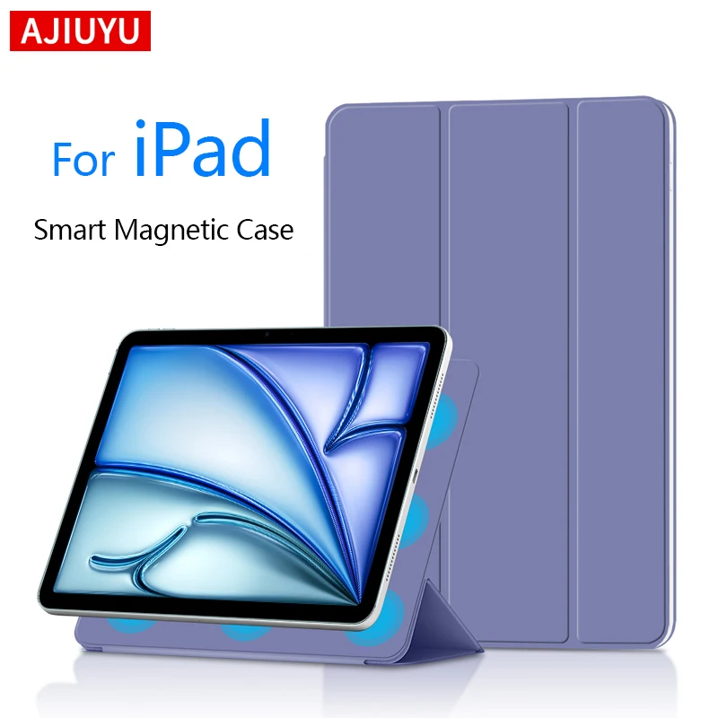 Smart Folio For iPad Pro 11 1st 2nd 3rd 4th Case Air 11 13 inch M3 M2 Case For iPad 10th Air 6 5 4 10.9