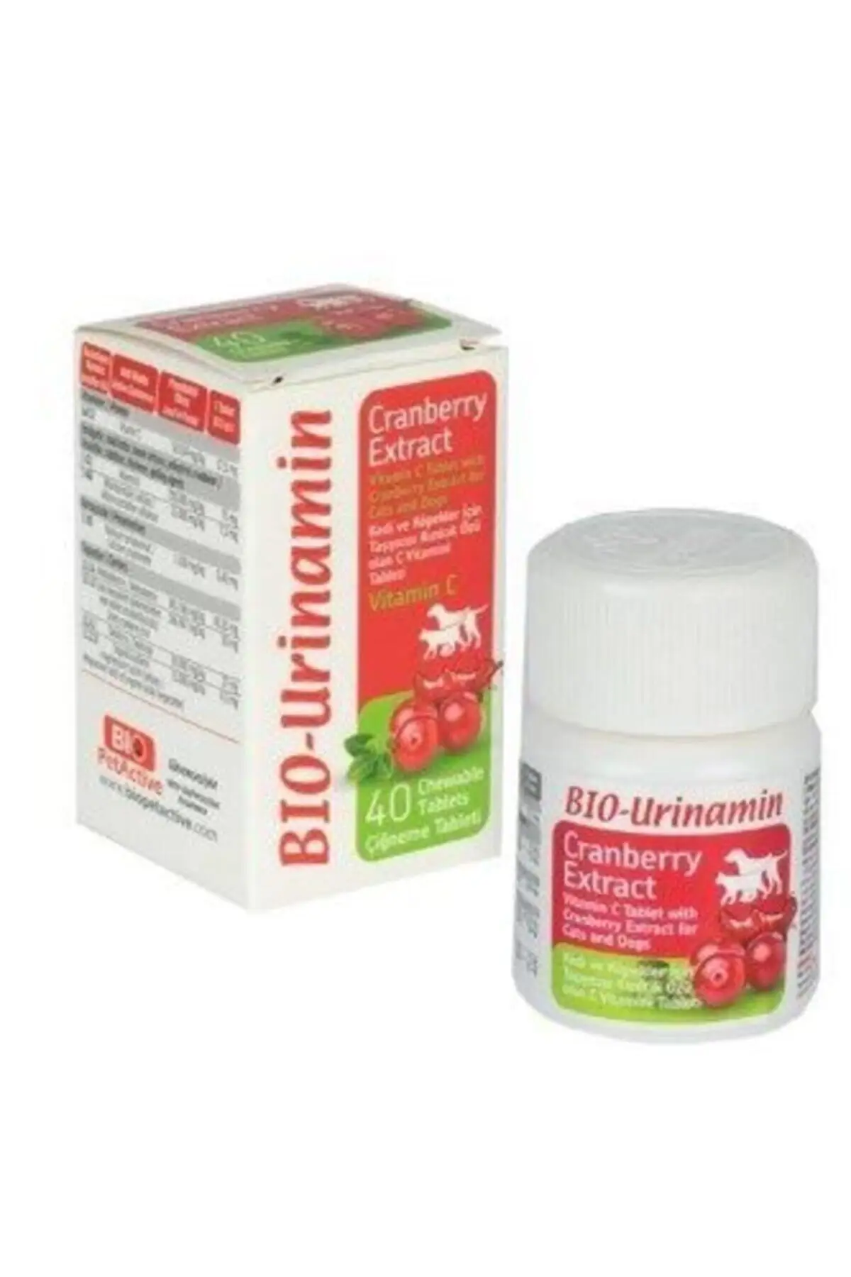 Active Bio Urinamin Cat And Dog Urinary Tract Health Tablet 40 Tablet