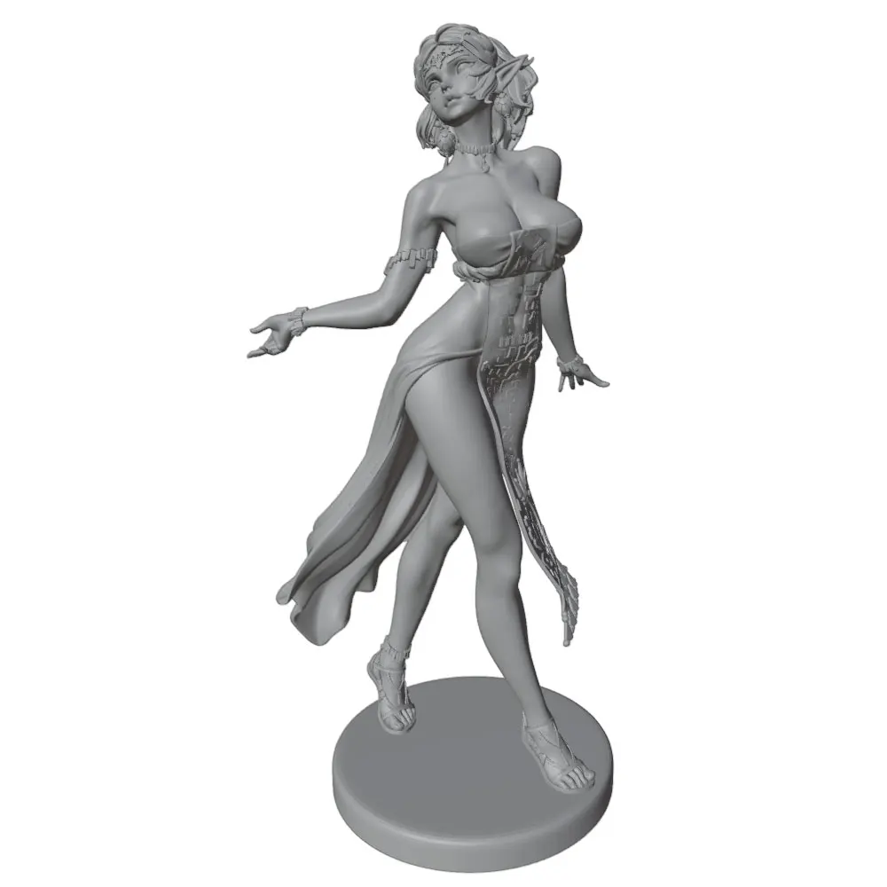 75mm --250mm Sexy Girl Resin Model Kits GK Miniature 3D Printed Gray Model Figurine DIY Doll Model Unassembled And Unpainted