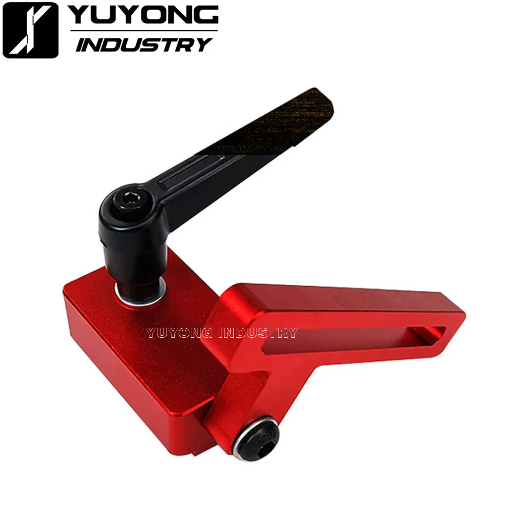 Woodworking T Slot Stopper Miter Gauge Fence Connector Alloy Miter Track Stop Block Saw Table Sliding Brackets Chute Limiter