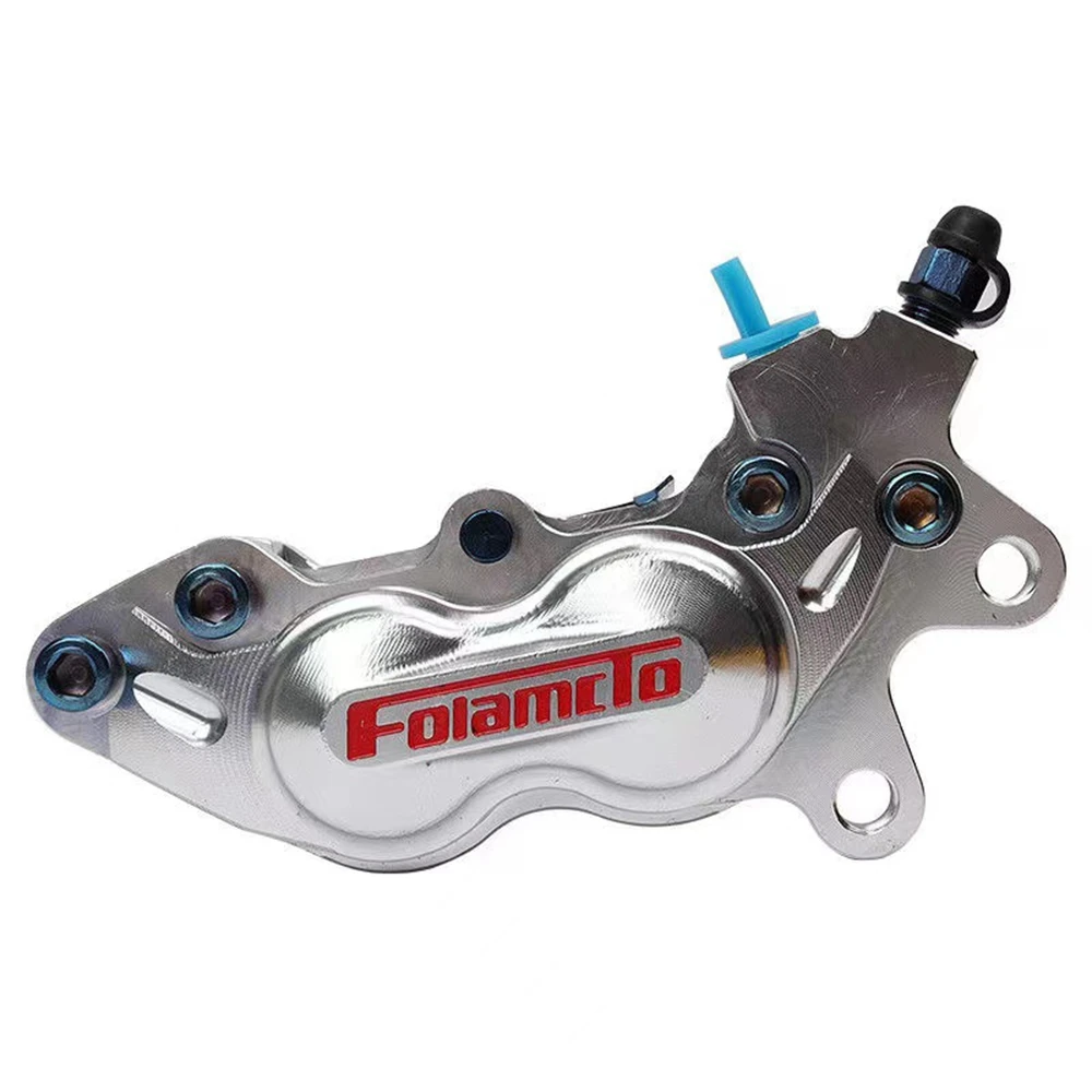 Motorcycle Scooter Front Rear Brake Caliper 40mm Mount 4Piston  Universal For Honda  Kawasaki Suzuki Yamaha CygnusX BWS RSZ Niu