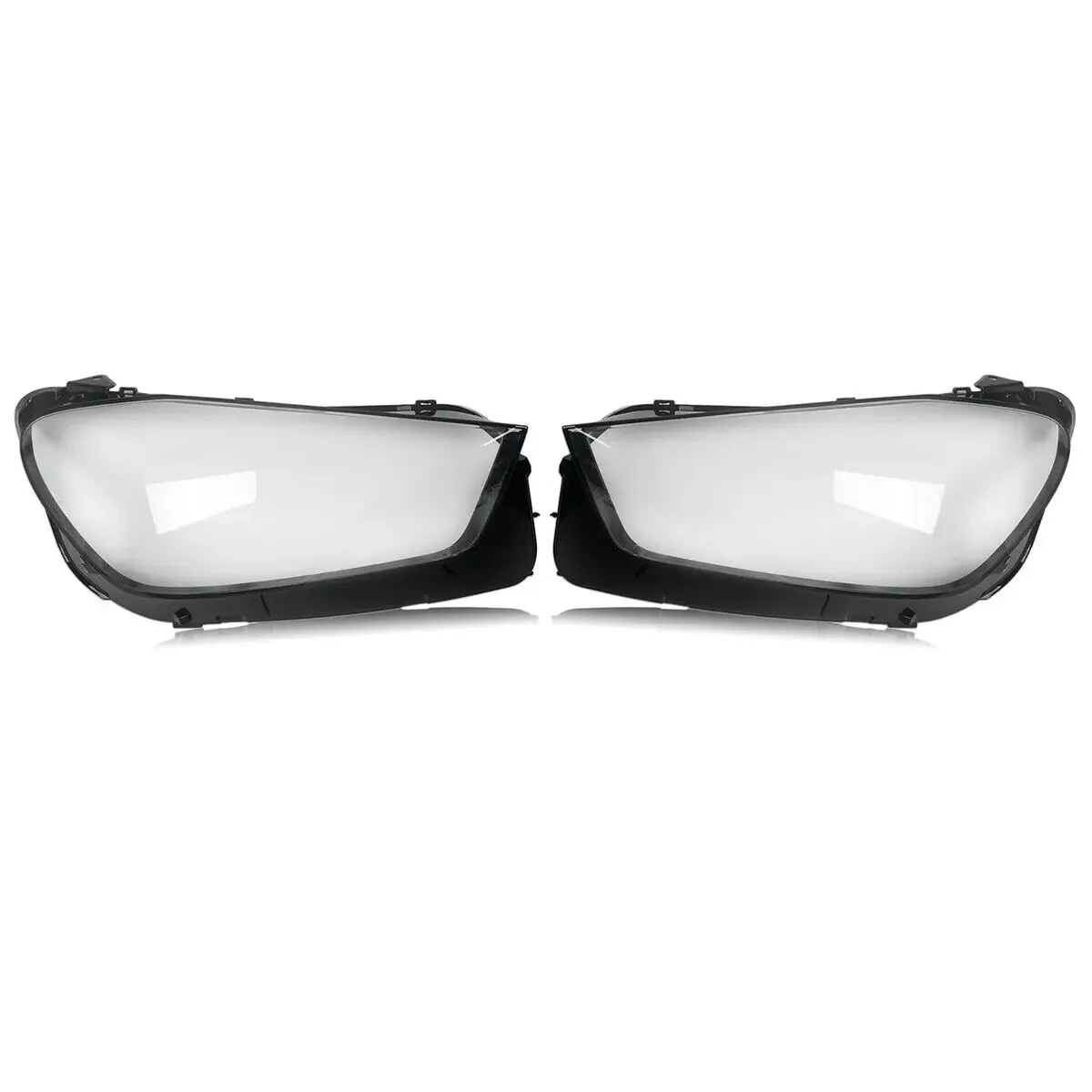 Pair Headlight Lens Clear Cover For Mercedes-Benz GLE W167 GLE63 2020-2022