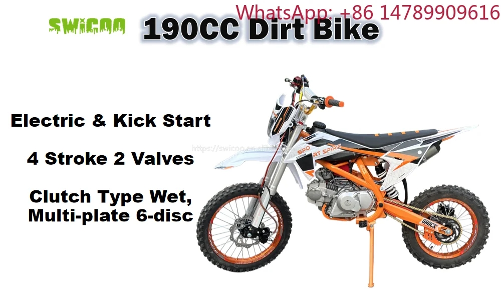 Мотоцикл для бездорожья SocialRidingGroupRidingHot Selling 125cc 190cc с ручным сцеплением, спортивный мотоцикл для мотокросса, детский мотоцикл для бездорожья, в продаже