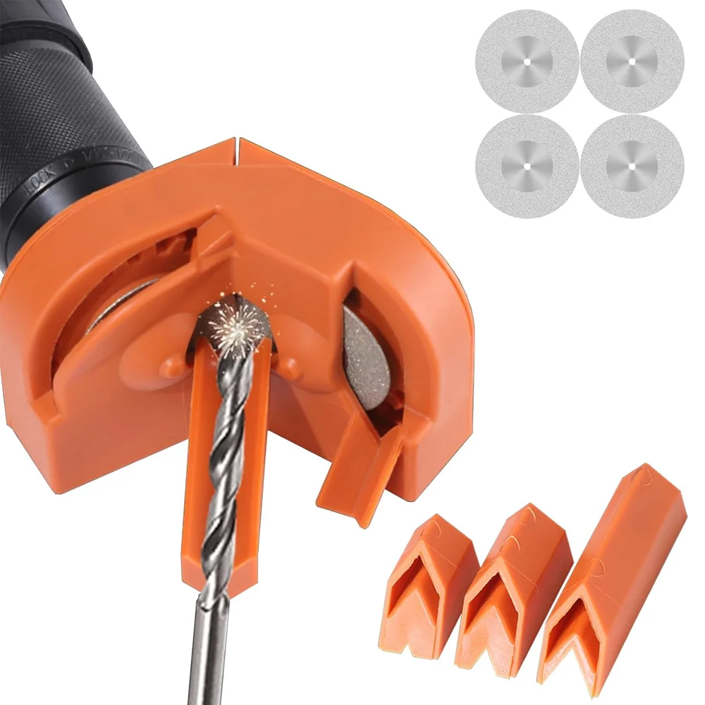 

1-12Pcs Multipurpose Drill Bit Grinding Sharpener Professional Impact Sharpener Drill Bit for Drill Bit/Milling Cutter/Scissor