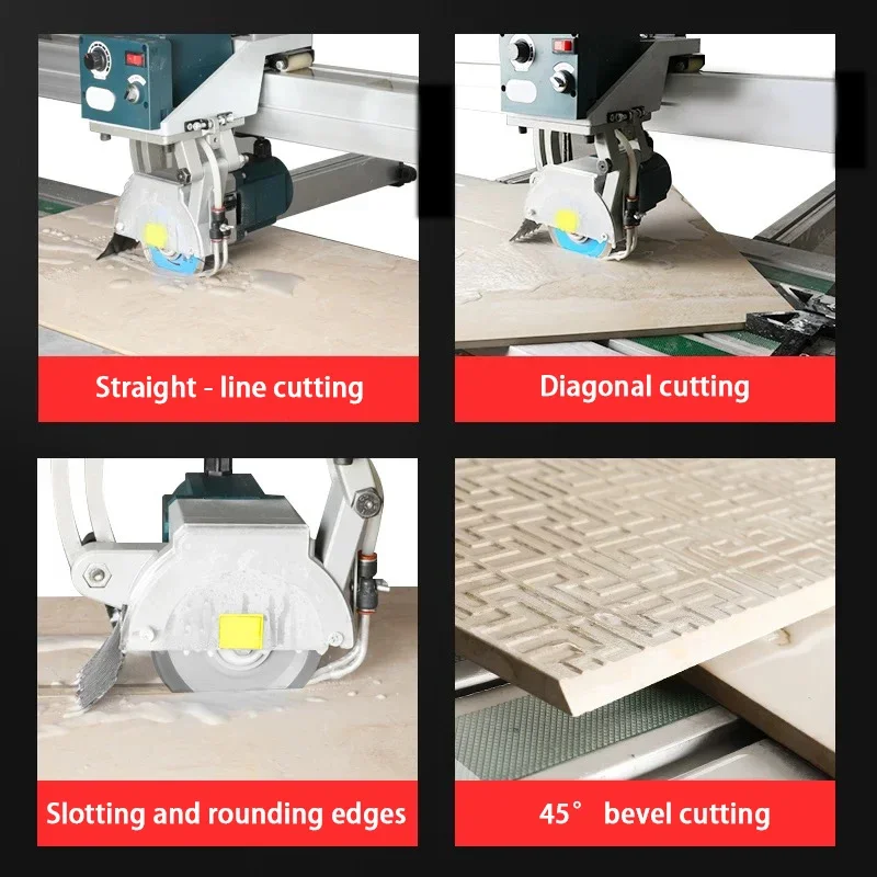 

Desktop Automatic Tile Saw Cutter 800MM/1000MM Folding Portable Ceramic Electric Tiles Chamfer Cutter