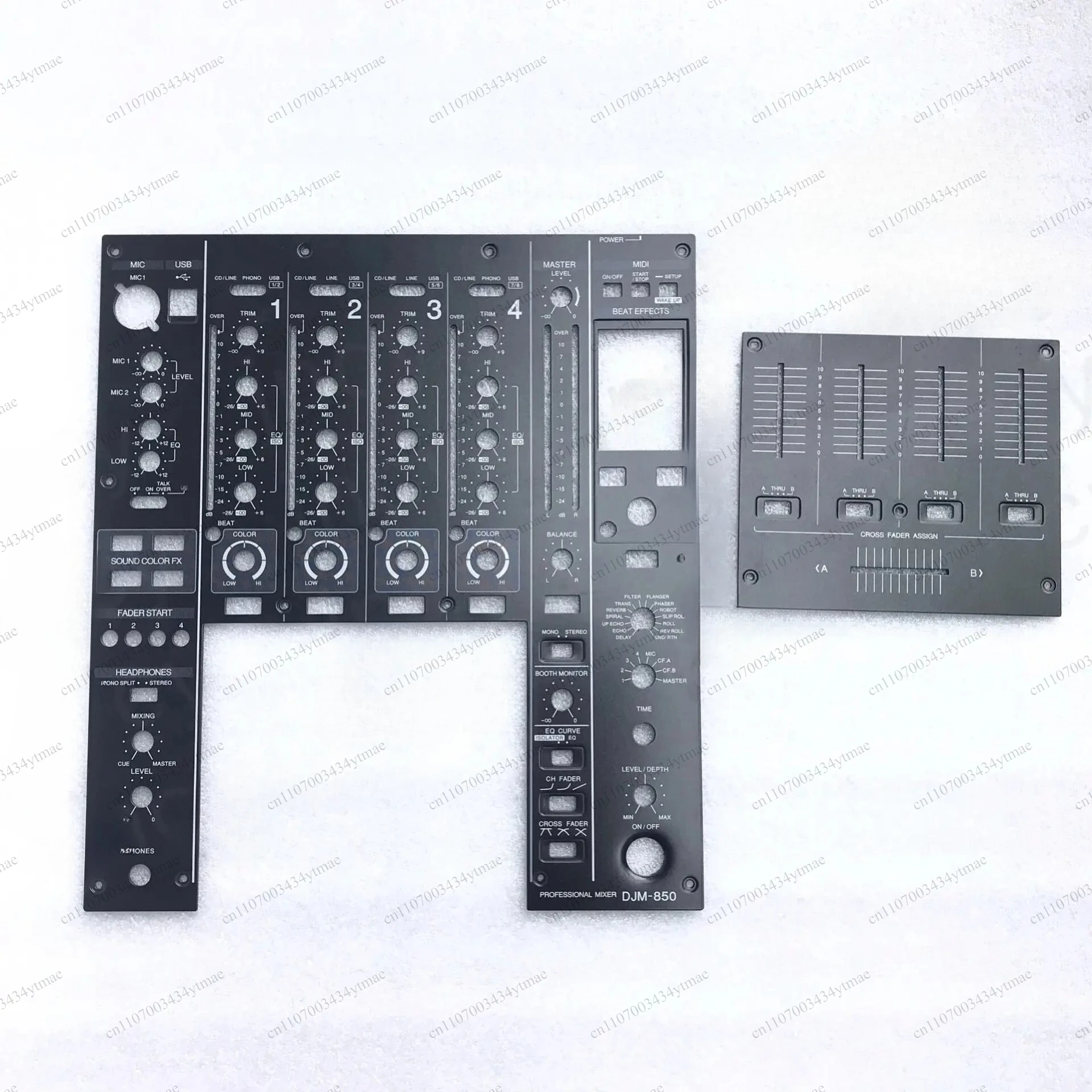 Full Set Replacement Panel Parts For DJM-850 Mixer Fader Board Iron Plate Middle Plate DJ Controller Turntable Accessories
