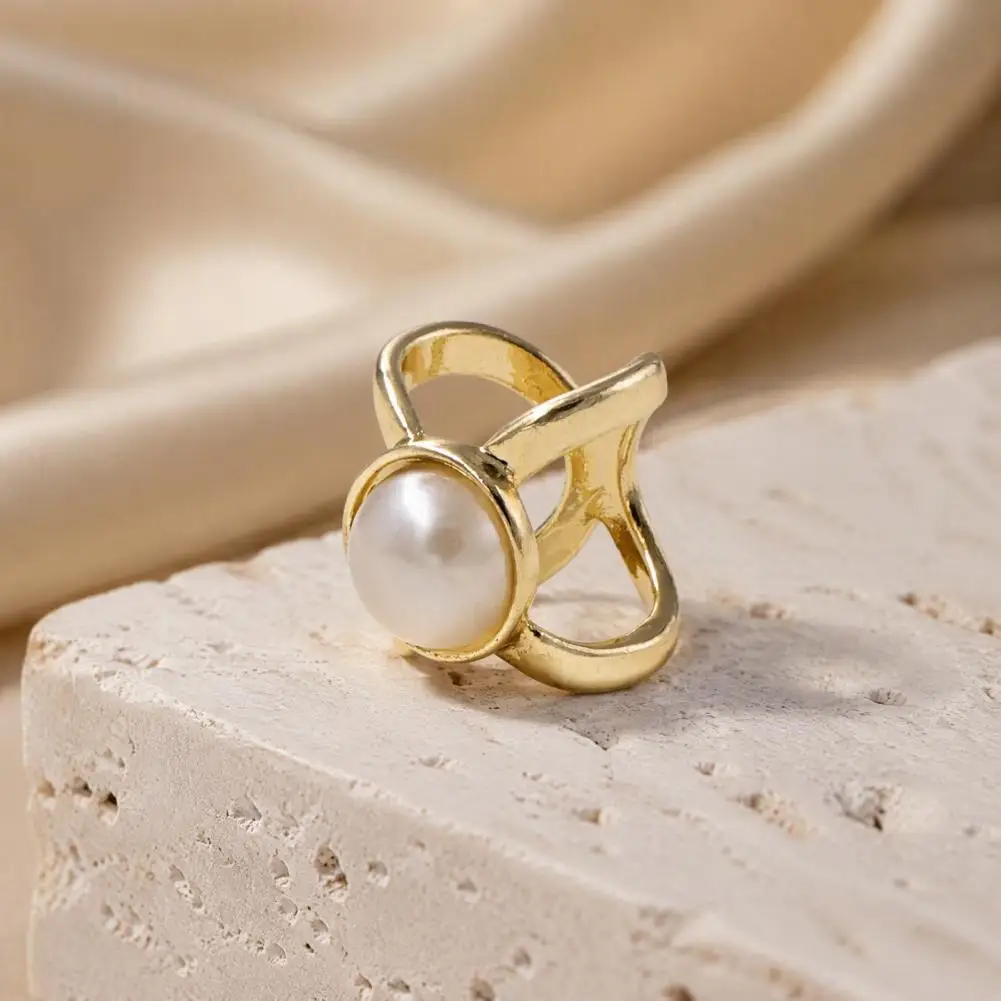 Pearl Scarf Buckle Metal Pearl Scarf Ring Exquisite Scarf Buckle Clip Decorative Pin for Women Fashion Silk Slide Buckle Shawl