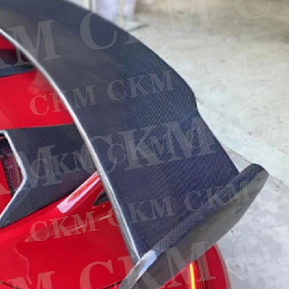 CKMUUER Racing Tuning Spoiler Karosserie-Kit Auto-Zubehör Entenschnabel Heckspoiler für Porsche 911 GT3 2015-2018